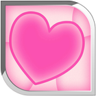 Pink Heart Live Wallpaper ikon