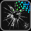 Cracked prank screen touch