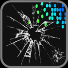 Cracked prank screen touch أيقونة