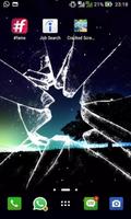 Cracked prank screen touch-poster