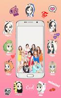 Twice Sticker & Photo Editor syot layar 2