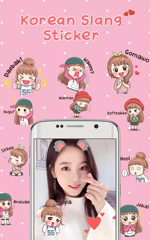 Descarga de APK de Korean Sticker Chat & Photo para Android