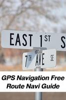 GPS Navigation Route Guide poster