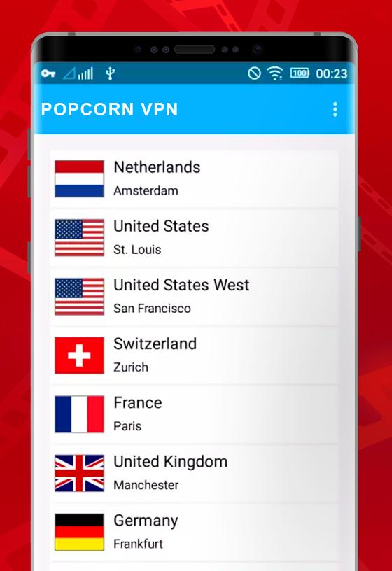 Popcorn -time VPN for Android - APK Download