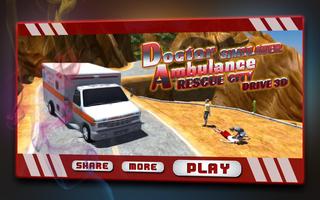 Doctor Ambulance Rescue City Drive 3D Simulator-poster