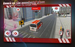 Doctor Ambulance Rescue City Drive 3D Simulator ภาพหน้าจอ 1