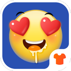 Face Theme - 3D Emoji Theme & HD Wallpaper 아이콘