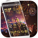 Neon Light Theme - Fire Flowers Theme 2018 APK