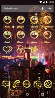 Neon Light Theme - Fire Flowers Theme 2018 Screenshot 1