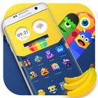 Cute Mini Friends Theme أيقونة