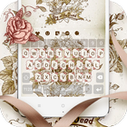 Rose Skull Keyboard Theme icône