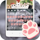 Cute Cat Keyboard Theme icône