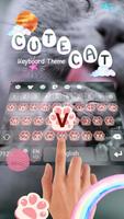 Cute Cat Keyboard Theme screenshot 1