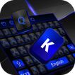 Black Blue Keyboard Theme