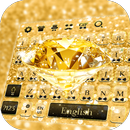Golden Diamond Keyboard Theme aplikacja