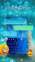 برنامه‌نما 3D Glass Drop Keyboard Theme عکس از صفحه