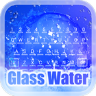Glass Water Keyboard Theme icône
