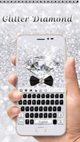 برنامه‌نما Glitter Diamond Keyboard Theme عکس از صفحه
