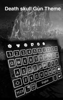 Death Skull Gun Keyboard Theme poster