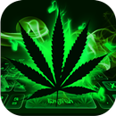 Neon Weed Rasta Keyboard Theme APK