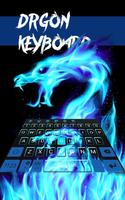 Neon Dragon Keyboard Theme poster