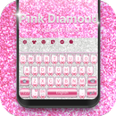 Pink Diamond Keyboard Theme aplikacja