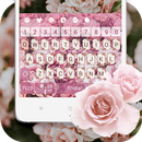 Pink Rose Keyboard Theme APK