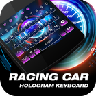 Racing Car Dashboard Keyboard Theme icône