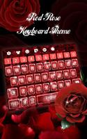 Red Rose Keyboard Theme 截图 1