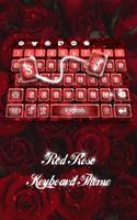 Red Rose Keyboard Theme capture d'écran 2