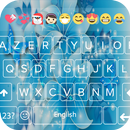 Blue Flower Keyboard theme APK