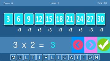 X - Multiplication Game Affiche