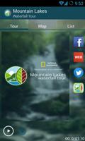 Mountain Lakes Waterfalls पोस्टर