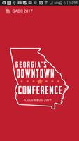 Georgia Downtown Conference poster