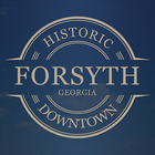 Historic Downtown Forsyth GA Zeichen