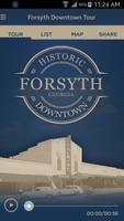 Historic Downtown Forsyth GA Plakat