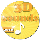 Popular  3D sounds ringtones آئیکن