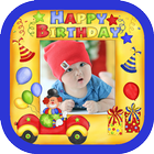 Happy Birthday photo frame-icoon