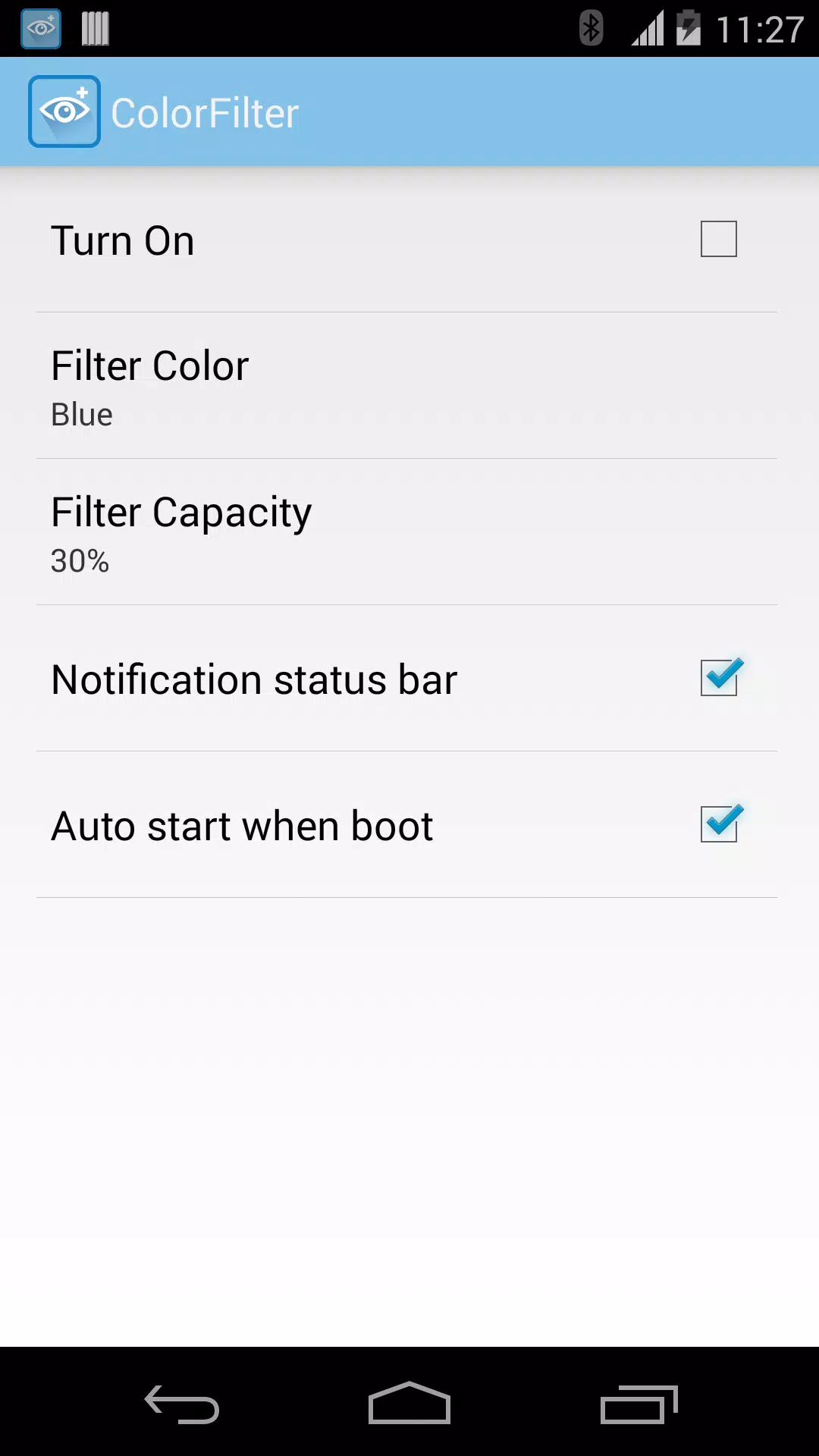 Œil Protéger filtre bleu clair APK pour Android Télécharger