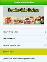 popular cake recipes capture d'écran 1
