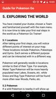 برنامه‌نما Guide for Pokemon Go عکس از صفحه