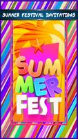 여름 축제 초대장 포스터
