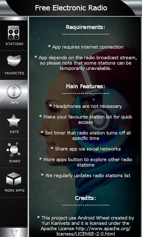 Deep list. Радио электронной музыки. Н50 Earphone features приложение. Electro Radio. Журнал re radioelectronic Польша.