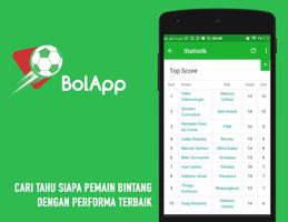BolApp - Liga Indonesia / Gojek Traveloka Liga 1 imagem de tela 3