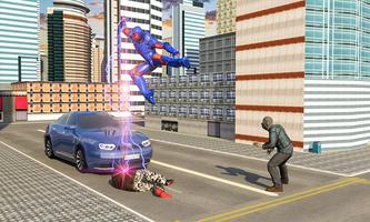 Police Ninja iron hero: Mafia vs Protector imagem de tela 1
