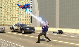 Police Ninja iron hero: Mafia vs Protector imagem de tela 2
