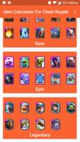 Gem Calculator Clash Royale ảnh chụp màn hình 1