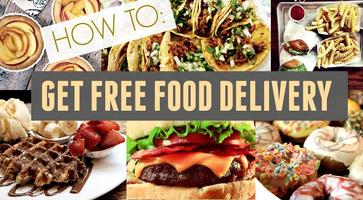 Free Postmates Food Delivery Order Eats advice Plakat