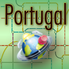 Portugal Map Zeichen