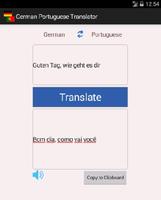 German Portuguese Translator Screenshot 2